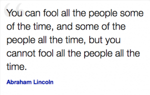 Ab Lincoln said