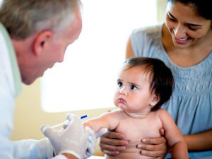 vaccinating baby